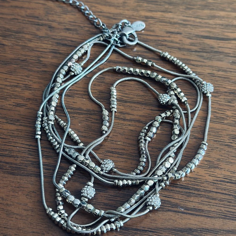 Exclusive Chico's Long Necklace: Two-Strand Statement Piece